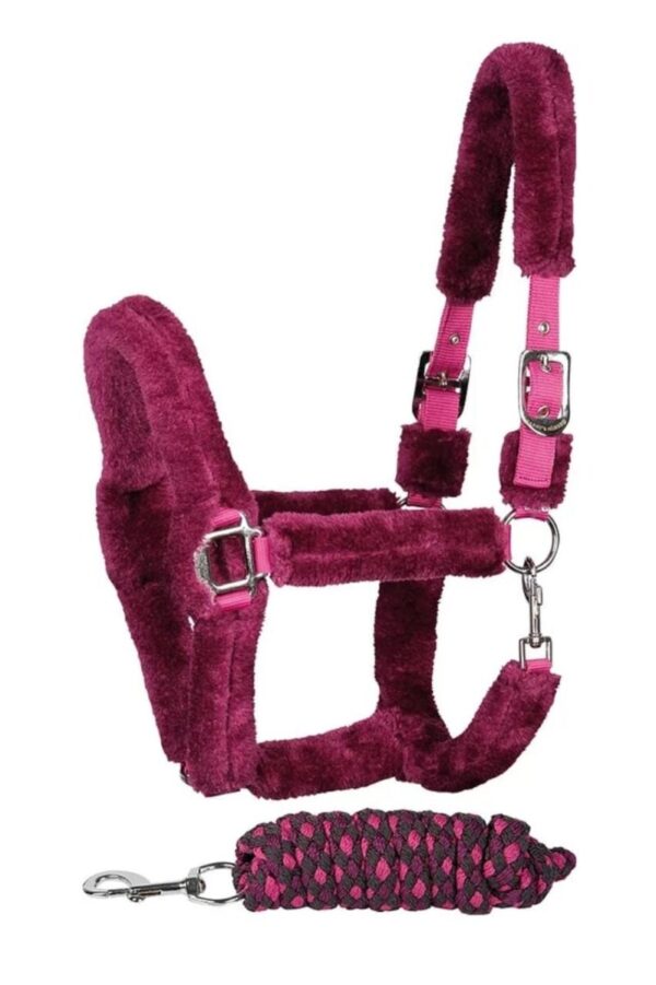 Cabresto com cabo - HARRY's HORSE Faux Rosa - FULL