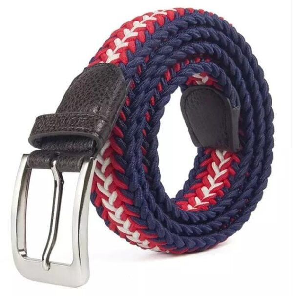 Cinto Elástico Adal Equestrian - Azul Marinho, Vermelho e Branco