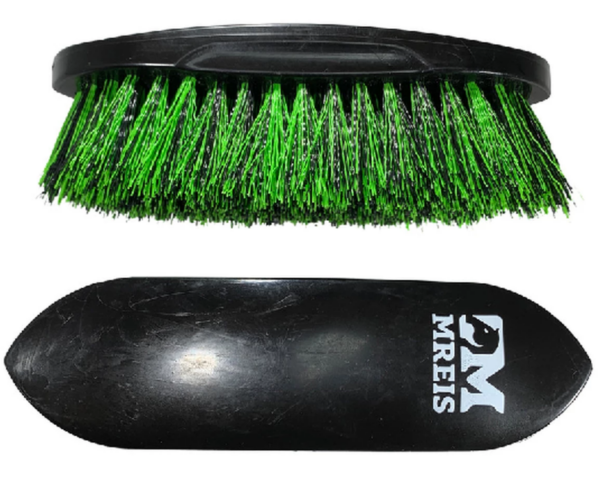 Escova de Nylon Rigida – Preto e Verde